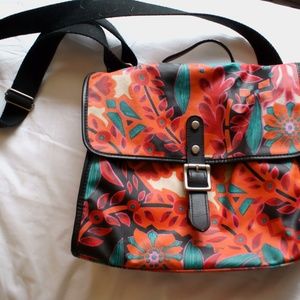 vinyl fossil satchel (crossbody messenger bag)